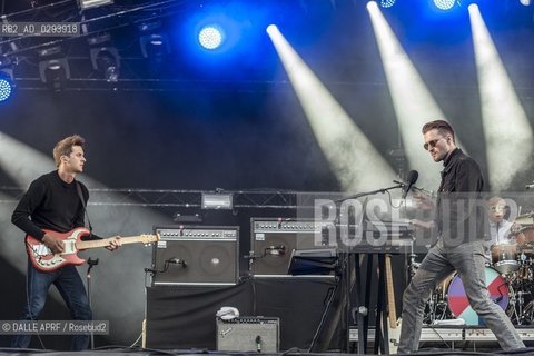 Wild beasts..Rock en Seine.22 aout 2014.Domaine national de ST.Cloud.Michela Cuccagna ©DALLE APRF/Rosebud2