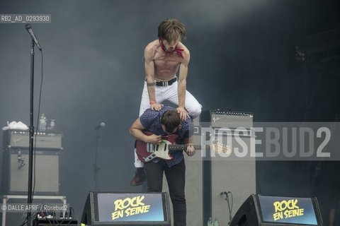Cage the elephant .Rock en Seine.22 aout 2014.Domaine national de ST.Cloud..credit: Michela Cuccagna ©DALLE APRF/Rosebud2