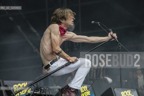 Cage the elephant .Rock en Seine.22 aout 2014.Domaine national de ST.Cloud..credit: Michela Cuccagna ©DALLE APRF/Rosebud2