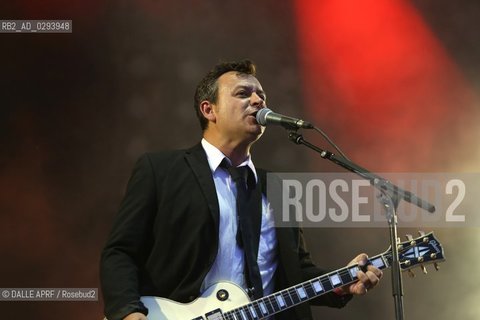 Manic street preachers on Sziget stage. Sziget is the bigest european festival;in Hiongrie  8/ 2014. ©DALLE APRF/Rosebud2