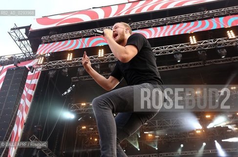 Imagine dragons on Sziget stage. Sziget is the biigest european festival  - 8/2014. ©DALLE APRF/Rosebud2