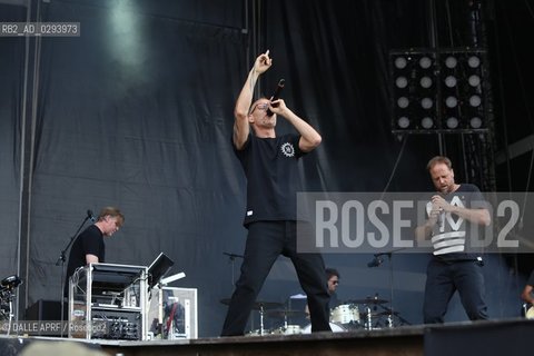 Die fantastischen vier on Sziget stage. Sziget is the biigest european festival  in Hongrie.8/2014. ©DALLE APRF/Rosebud2