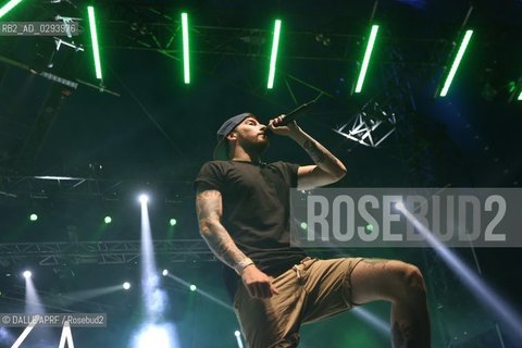 Casper on Sziget stage. Sziget is the biigest european festival..hongrie - 8 - 2014. ©DALLE APRF/Rosebud2
