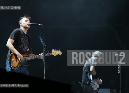 Blink- 182 on Sziget stage. Sziget is the biigest european festival. ©DALLE APRF/Rosebud2