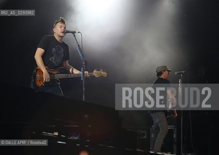 Blink- 182 on Sziget stage. Sziget is the biigest european festival. ©DALLE APRF/Rosebud2
