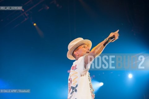 PHARRELL WILLIAMS.toulouse.10/2014. ©DALLE APRF/Rosebud2