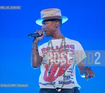 PHARRELL WILLIAMS.toulouse.10/2014. ©DALLE APRF/Rosebud2