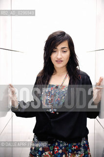 Folk-singer hindi zahra, as shot for Vibrations magazine. Paris, France. 27th April 2009. .Photo: Doyen/ DALLE ©DALLE APRF/Rosebud2