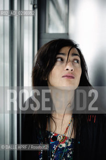 Folk-singer hindi zahra, as shot for Vibrations magazine. Paris, France. 27th April 2009. Photo: Antoine Doyen/DALLE ©DALLE APRF/Rosebud2