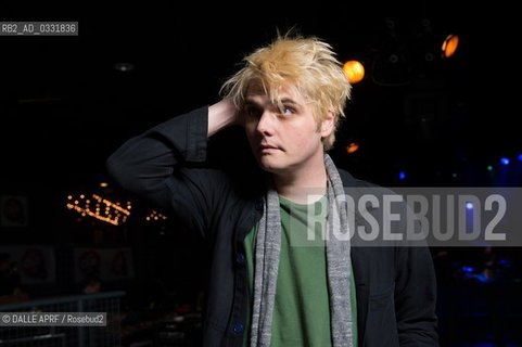 Gerard WAY.(my chemical romance).18/1/2015 Paris. ©DALLE APRF/Rosebud2