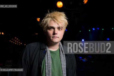 Gerard WAY.(my chemical romance).18/1/2015 Paris. ©DALLE APRF/Rosebud2