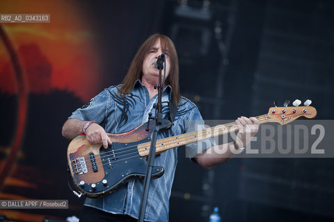 Trevor Bolder - Uriah Heep - Hellfest 2012. ©DALLE APRF/Rosebud2