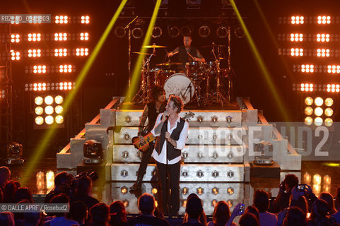 SIXX: A.M. - Nikki Sixx, James Michael and DJ Ashba in concert at Burbank Studios for an iHeart Radio special; December 7, 2014..Photo by ¬ ©DALLE APRF/Rosebud2