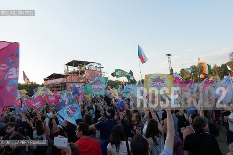 FLAG Party  .ambiance public.SZIGET, Budapest, HUNGARY, 12/08/2016. credit : MrCrash - DALLE ©DALLE APRF/Rosebud2