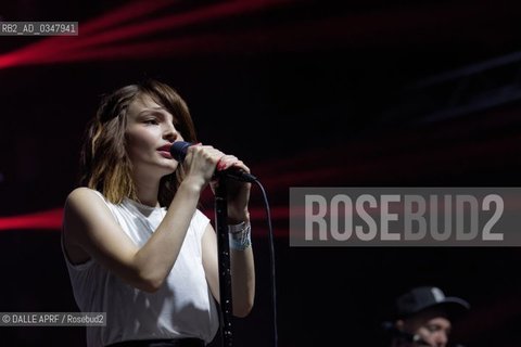 CHVRCHES .SZIGET, Budapest, HUNGARY, 15/08/2016.credit : MrCrash - DALLE ©DALLE APRF/Rosebud2