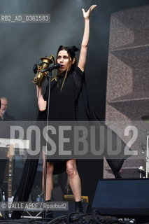 La route du rock 2017....Vendredi 18 aout 2017....PJ Harvey....Photo Patrick AUFFRET/ DALLE ©DALLE APRF/Rosebud2