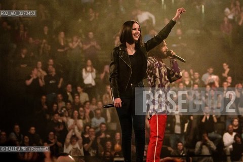 Thirty Seconds to Mars - AccorHotels Arena.with fans on stage. ©DALLE APRF/Rosebud2