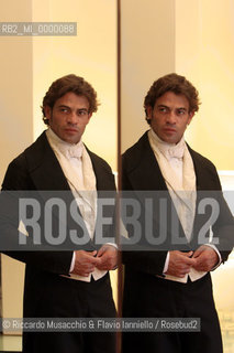 Rome,  Oct 05 2006: italian dancer Gianni Sperti wears the Traviata scene Costum that  he will dress during the Moda Night of the Rome Cinema Festival..  ©Riccardo Musacchio & Flavio Ianniello/Rosebud2