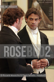 Rome,  Oct 05 2006: italian dancer Gianni Sperti wears the Traviata scene Costum that  he will dress during the Moda Night of the Rome Cinema Festival..  ©Riccardo Musacchio & Flavio Ianniello/Rosebud2