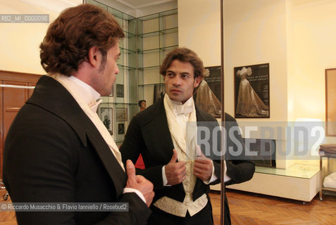 Rome,  Oct 05 2006: italian dancer Gianni Sperti wears the Traviata scene Costum that  he will dress during the Moda Night of the Rome Cinema Festival...  ©Riccardo Musacchio & Flavio Ianniello/Rosebud2