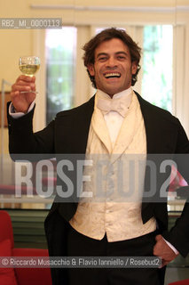 Rome,  Oct 05 2006: italian dancer Gianni Sperti wears the Traviata scene Costum that  he will dress during the Moda Night of the Rome Cinema Festival..  ©Riccardo Musacchio & Flavio Ianniello/Rosebud2