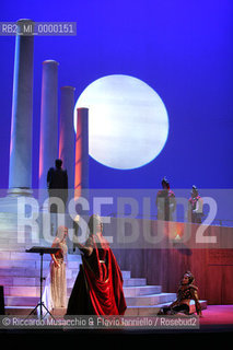 Roma,Opera Theatre 12 01 2007.Salome, from a booklet of Hedwig Lachmann, music by Richard Strauss, conductor Gunter Neuhold, director Giorgio Albertazzi, scene Lorenzo Fonda, costums Elena Mannini, Opera Theatre Orchestra.  ©Riccardo Musacchio & Flavio Ianniello/Rosebud2