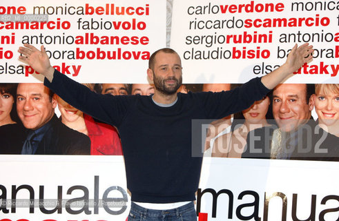 Rome, Jan 16 2007.Photocall of the movie Manuale damore 2..Director: Giovanni Veronesi..In the picture: the italian actor Fabio Volo..  ©Riccardo Musacchio & Flavio Ianniello/Rosebud2