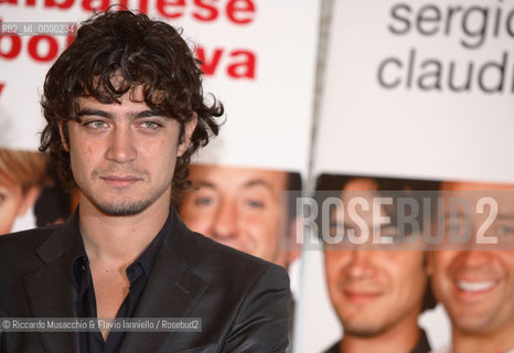 Rome, Jan 16 2007.Photocall of the movie Manuale damore 2..Director: Giovanni Veronesi..In the picture: the italian actor Riccardo Scamarcio..  ©Riccardo Musacchio & Flavio Ianniello/Rosebud2