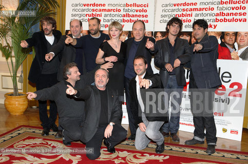 Rome, Jan 16 2007.Photocall of the movie Manuale damore 2..Director: Giovanni Veronesi..In the picture: the cast.  ©Riccardo Musacchio & Flavio Ianniello/Rosebud2