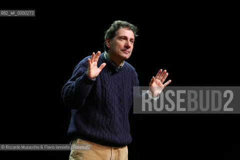 Rome, Auditorium Jan 14 2008.The Festival of Sciences Global ConScience.In the picture: Portrait of Mario Tozzi..  ©Riccardo Musacchio & Flavio Ianniello/Rosebud2