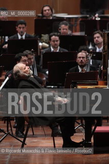 Rome, Auditorium Dec 06 2009.Santa Cecilia Orchestra.Donald Runnicles conductor.Radu Lupu piano..  ©Riccardo Musacchio & Flavio Ianniello/Rosebud2