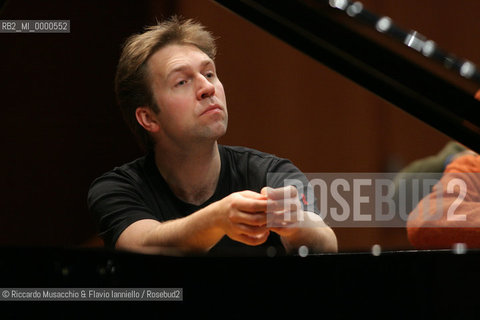 Rome, Jan 20 01 2007 Auditorium.Norvegian pianist Leif Ove Andsnes in concert at Santa Cecilia Accademy..  ©Riccardo Musacchio & Flavio Ianniello/Rosebud2