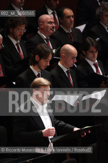 Roma, Auditorium Parco della Musica 02 11 2008.Mendelssohn Elias..Orchestra e Coro dellAccademia Nazionale di Santa Cecilia  .Kurt Masur direttore.Malin Bystrom soprano.Mihoko Fujimura mezzosoprano.Jorma Silvasti tenore.Rene Pape basso..  ©Riccardo Musacchio & Flavio Ianniello/Rosebud2