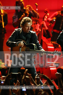 Rome, Oct 10 2006. The US artist Bruce Springsteen in concert..Ph Riccardo Musacchio & Flavio Ianniello / GraziaNeri  ©Riccardo Musacchio & Flavio Ianniello/Rosebud2