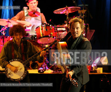 Rome, Oct 10 2006. The US artist Bruce Springsteen in concert..Ph Riccardo Musacchio & Flavio Ianniello / GraziaNeri  ©Riccardo Musacchio & Flavio Ianniello/Rosebud2