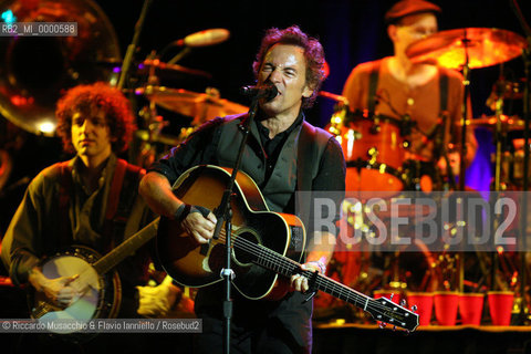 Rome, Oct 10 2006. The US artist Bruce Springsteen in concert..Ph Riccardo Musacchio & Flavio Ianniello / GraziaNeri  ©Riccardo Musacchio & Flavio Ianniello/Rosebud2