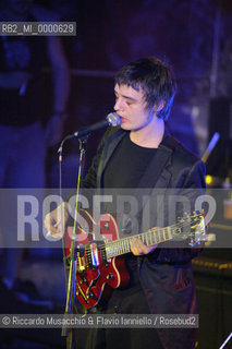 Italy, Rome May 28 2006 The Qube.Pete Doherty vocalis and frontman of the rock band The Babysambles in concert.Ph Riccardo Musacchio & Flavio Ianniello / GraziaNeri  ©Riccardo Musacchio & Flavio Ianniello/Rosebud2