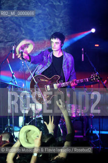 Italy, Rome May 28 2006 The Qube.Pete Doherty vocalis and frontman of the rock band The Babysambles in concert.Ph Riccardo Musacchio & Flavio Ianniello / GraziaNeri  ©Riccardo Musacchio & Flavio Ianniello/Rosebud2