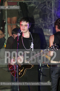 Roma, Qube 27 05 2006..Pete Doherty leader dei Babyshambles in concerto..Ph Riccardo Musacchio & Flavio Ianniello  ©Riccardo Musacchio & Flavio Ianniello/Rosebud2