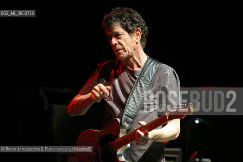 01 Mar 2006 Rome, Auditorium Parco della Musica.the musician Lou reed (ex Velvet Underground) in concert.  ©Riccardo Musacchio & Flavio Ianniello/Rosebud2