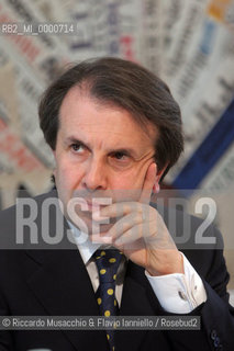 May 30 2006 Rome.Press conference for the presentation of the Lyric Festival 2006 that will took place at the Arena di Verona next summer 2006..In the picture: the supervisor of Arena Verona Claudio Orazi.Ph Riccardo Musacchio & Flavio Ianniello  ©Riccardo Musacchio & Flavio Ianniello/Rosebud2