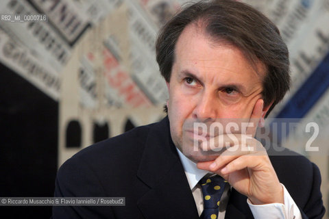 May 30 2006 Rome.Press conference for the presentation of the Lyric Festival 2006 that will took place at the Arena di Verona next summer 2006..In the picture: the supervisor of Arena Verona Claudio Orazi.Ph Riccardo Musacchio & Flavio Ianniello  ©Riccardo Musacchio & Flavio Ianniello/Rosebud2