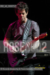 01 Mar 2006 Rome, Auditorium Parco della Musica.the musician Lou reed (ex Velvet Underground) in concert.  ©Riccardo Musacchio & Flavio Ianniello/Rosebud2