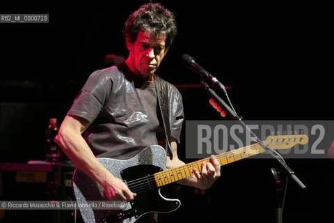 01 Mar 2006 Rome, Auditorium Parco della Musica.the musician Lou reed (ex Velvet Underground) in concert.  ©Riccardo Musacchio & Flavio Ianniello/Rosebud2