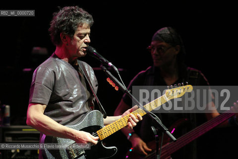 01 Mar 2006 Rome, Auditorium Parco della Musica.the musician Lou reed (ex Velvet Underground) in concert.  ©Riccardo Musacchio & Flavio Ianniello/Rosebud2