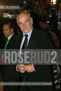 Rome, Opera Theatre Oct 12 2006.Romefilmfest..In the picture: the actor Sean Connery.  ©Riccardo Musacchio & Flavio Ianniello/Rosebud2