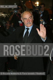 Rome, Opera Theatre Oct 12 2006.Romefilmfest..In the picture: the actor Sean Connery .  ©Riccardo Musacchio & Flavio Ianniello/Rosebud2