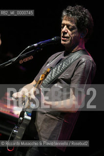 01 Mar 2006 Rome, Auditorium Parco della Musica.the musician Lou reed (ex Velvet Underground) in concert.  ©Riccardo Musacchio & Flavio Ianniello/Rosebud2