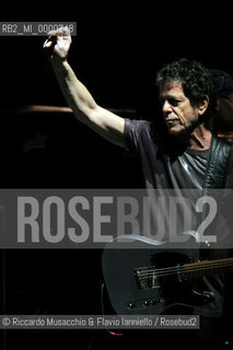 01 Mar 2006 Rome, Auditorium Parco della Musica.the musician Lou reed (ex Velvet Underground) in concert.  ©Riccardo Musacchio & Flavio Ianniello/Rosebud2