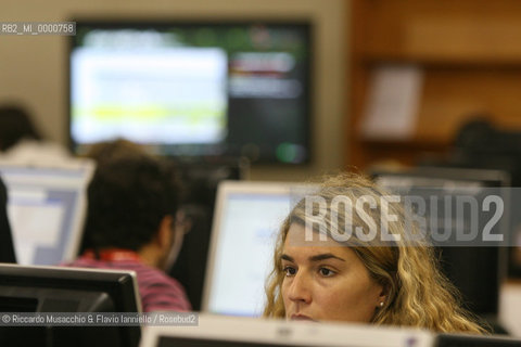 Rome Oct 13 2006.Romefilmfest 2006.In the picture: the press room.  ©Riccardo Musacchio & Flavio Ianniello/Rosebud2